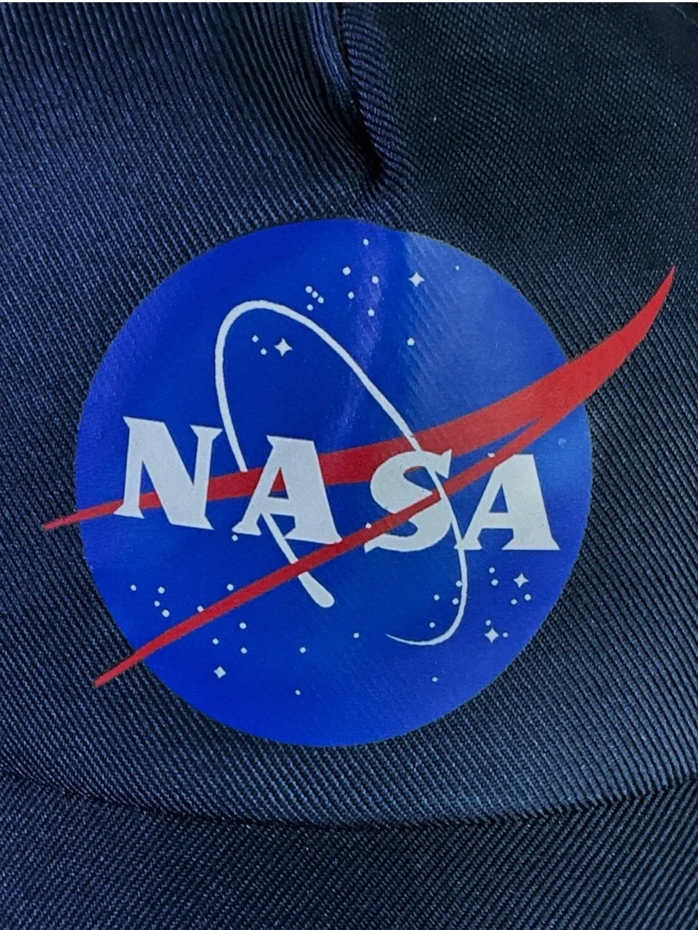 NASA Baseball Cap Hat Adjustable Unisex Men Adult One Size Navy Blue
